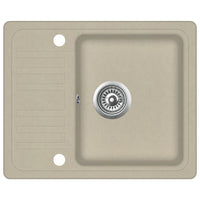Lavello cucina lavabo singolo 57,5 ​​x 46 cm granito beige 02_0002345