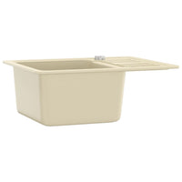 Lavello da Cucina in Granito Vasca Singola Beige cod mxl 36505