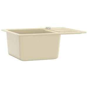 Lavello da Cucina in Granito Vasca Singola Beige cod mxl 36505