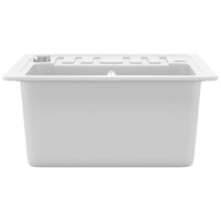 Lavello da Cucina in Granito Vasca Singola Bianco cod mxl 52131