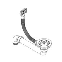 Lavello da Cucina in Granito Vasca Singola-Lavandino-Lavabo Tonda Beige