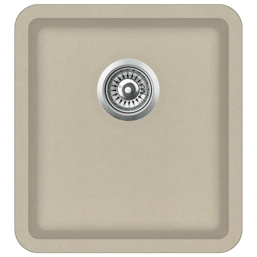 Lavello cucina lavabo singolo 42 x 46 cm granito beige 02_0002353
