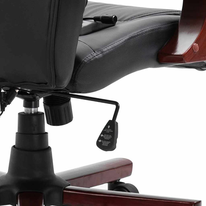 Sedia da Ufficio Nera in Similpelle 20230