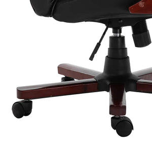 Sedia da Ufficio Nera in Similpelle 20230