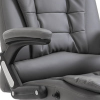 Sedia da Ufficio Antracite in Similpelle