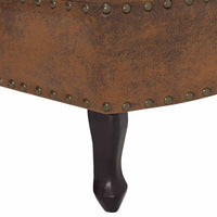 Sdraio Marrone in Pelle Scamosciata Artificiale 281278