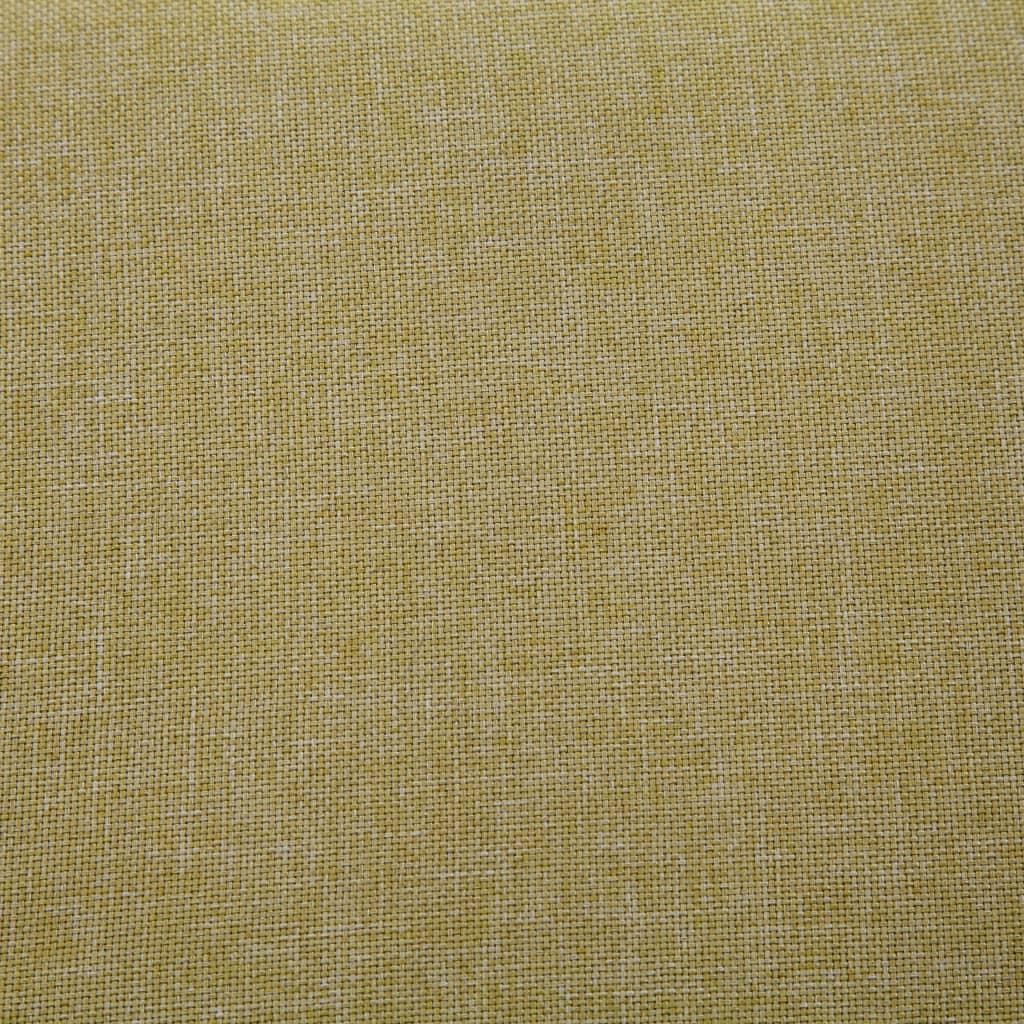 Panca pouf sgabello arredo panca con vano contenitore 116 cm verde poliestere 3002082