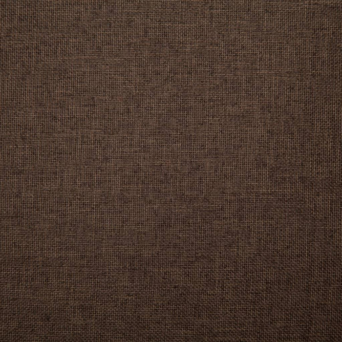 Panca pouf sgabello arredo panca 139 cm marrone poliestere 3002084