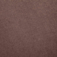 Divano a 2 Posti in Tessuto Marrone cod mxl 13695