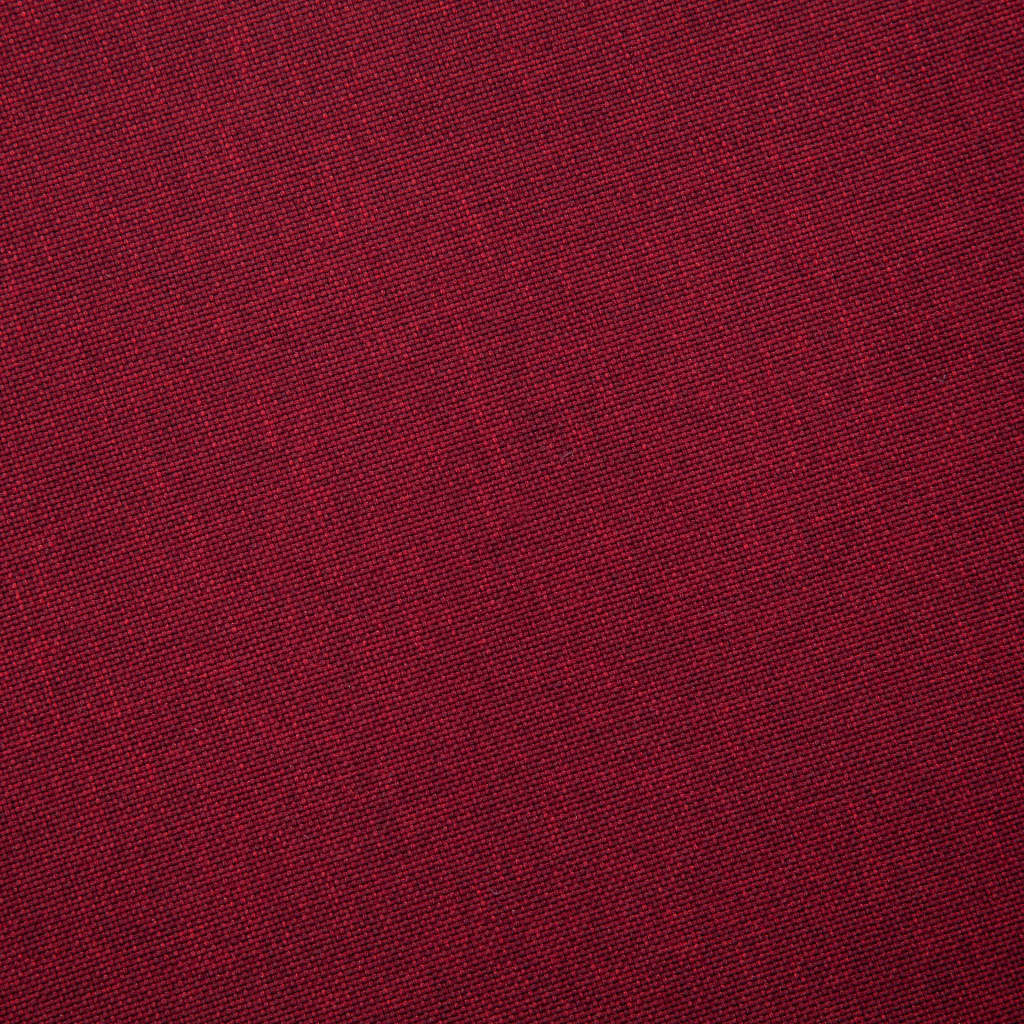 Divano a 3 Posti in Tessuto Rosso Vino 281364