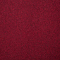 Divano a 3 Posti in Tessuto Rosso Vino 281364