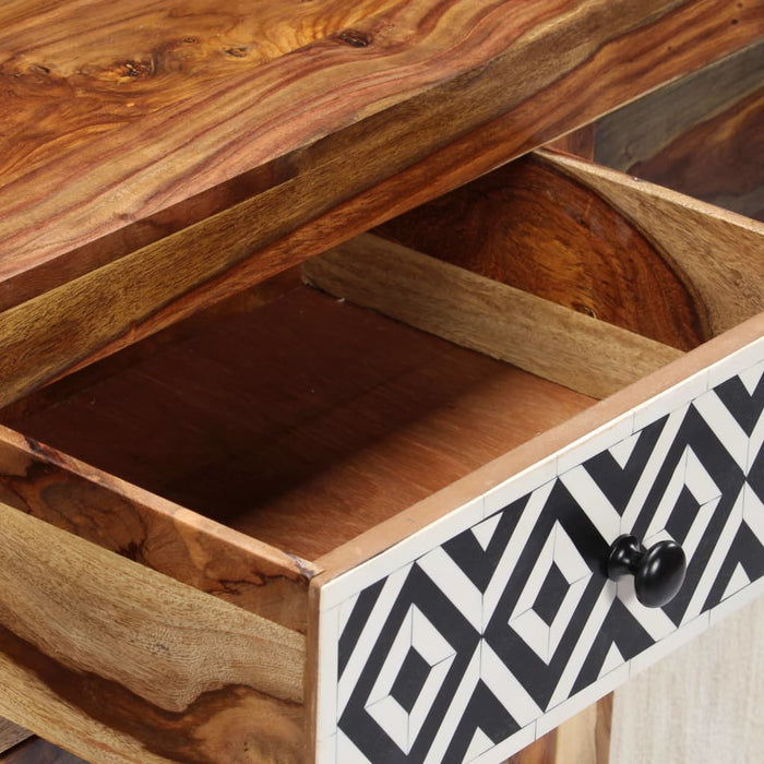 Credenza 140x40x80 cm in Legno Massello di Acacia 248091