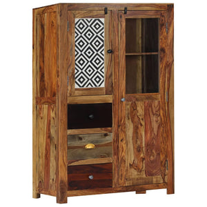 Credenza 95x48x150 cm in Legno Massello di Acacia 248092