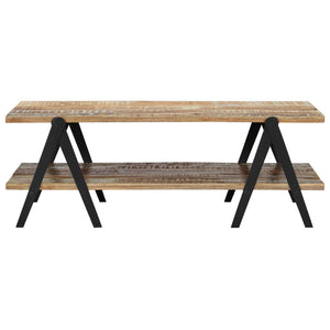 Tavolino da CaffÃ¨ 115x60x40 cm in Legno Massello di Recupero cod mxl 21678