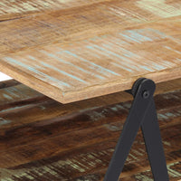 Tavolino da Salotto 115x60x40 cm in Legno Massello di Recupero 248095