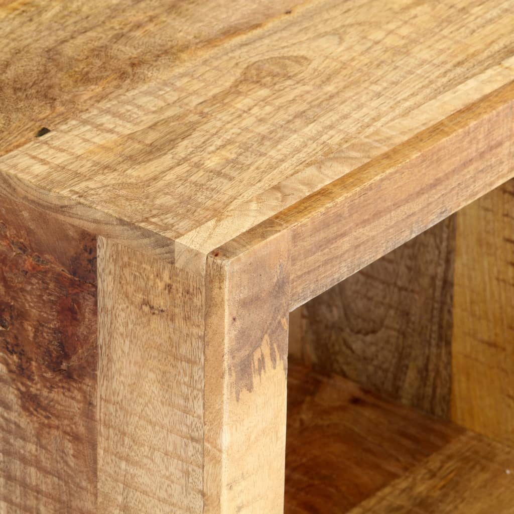 Mobile Porta TV-Mobile per TV-Credenza TV 120x30x40 cm in Legno Massello di Mango 835258