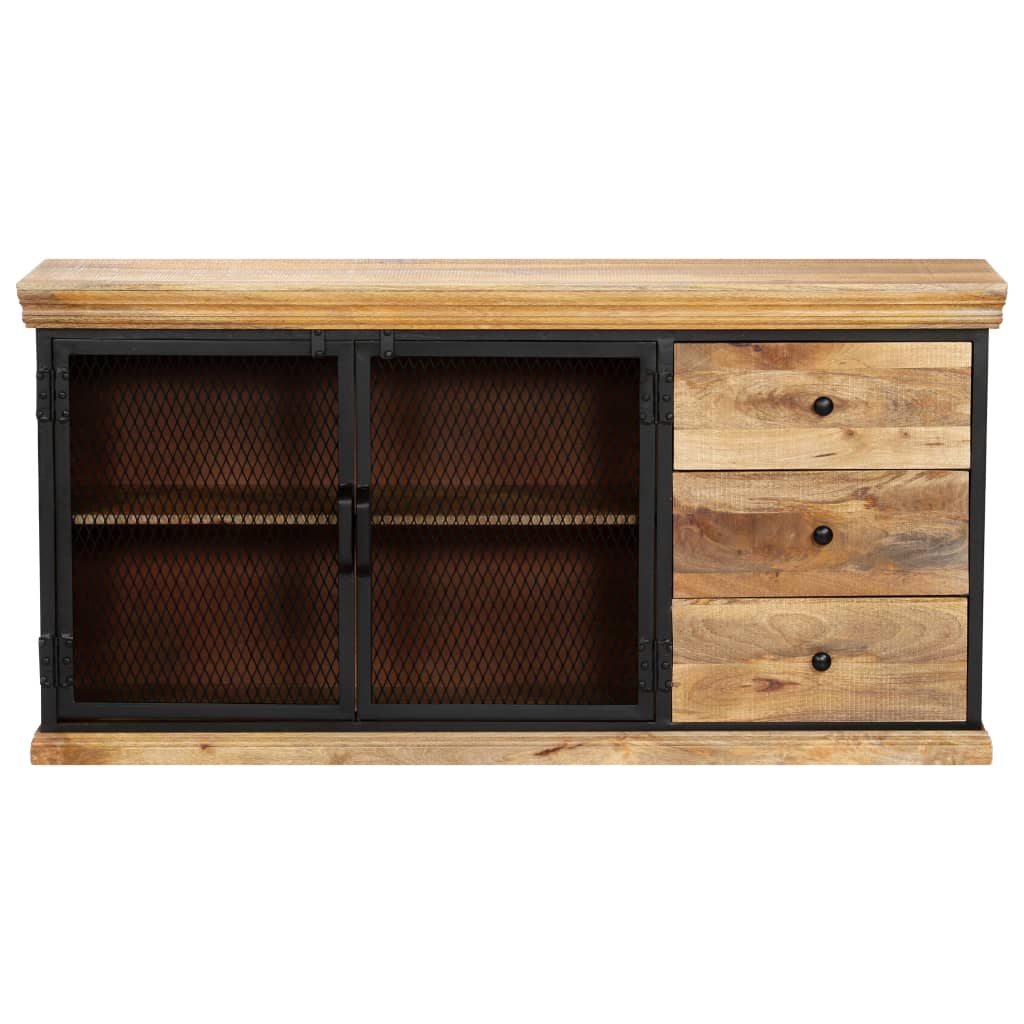 Credenza 150x40x75 cm in Legno Massello di Mango cod mxl 18481