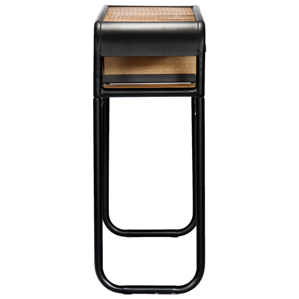 Tavolo Consolle 118x30x75 cm in Legno Massello di Mango 248102