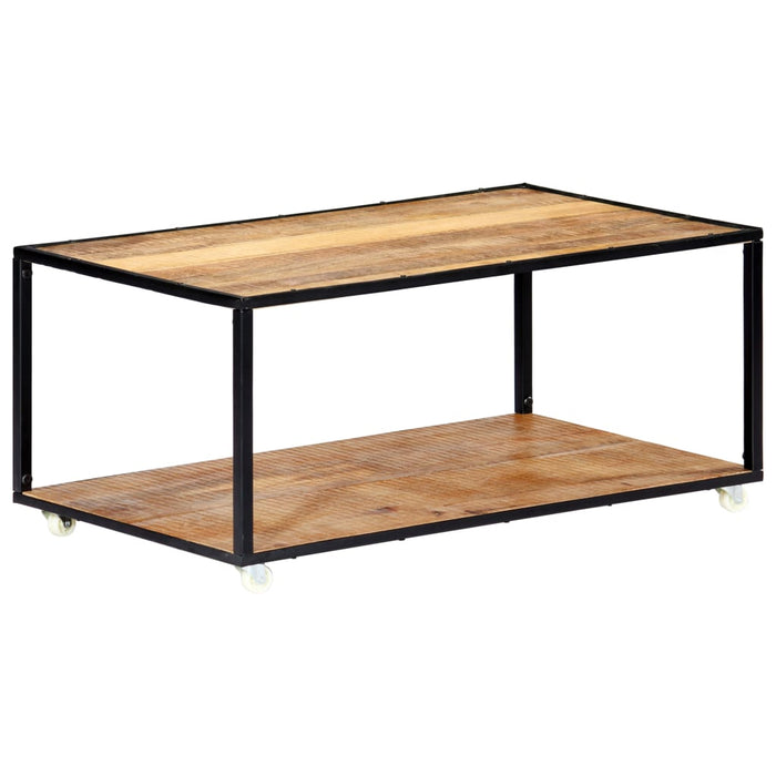 Tavolino da Salotto-Tavolino da soggiorno-Tavolo 90x50x40 cm in Legno Massello di Recupero