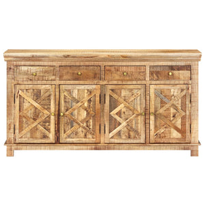 Credenza con 4 Cassetti 160x40x85 cm Legno Massello di Mango 248106