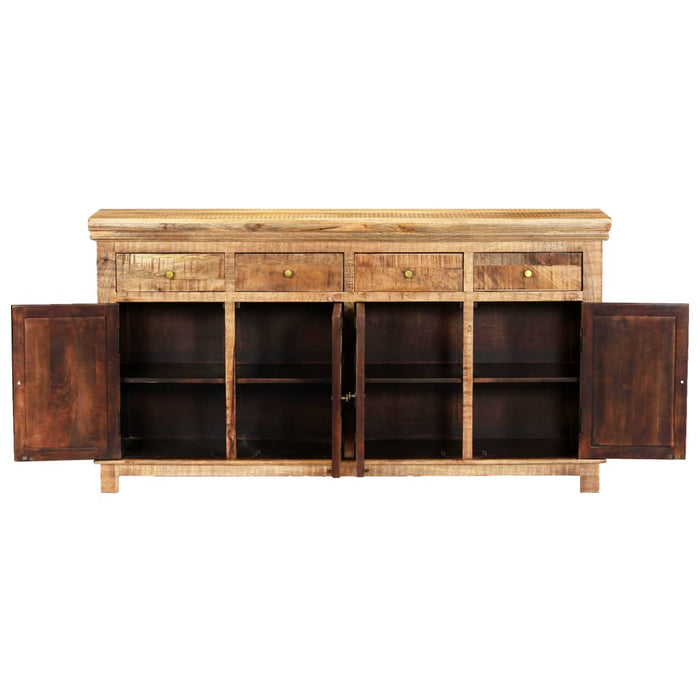 Credenza con 4 Cassetti 160x40x85 cm Legno Massello di Mango 248106