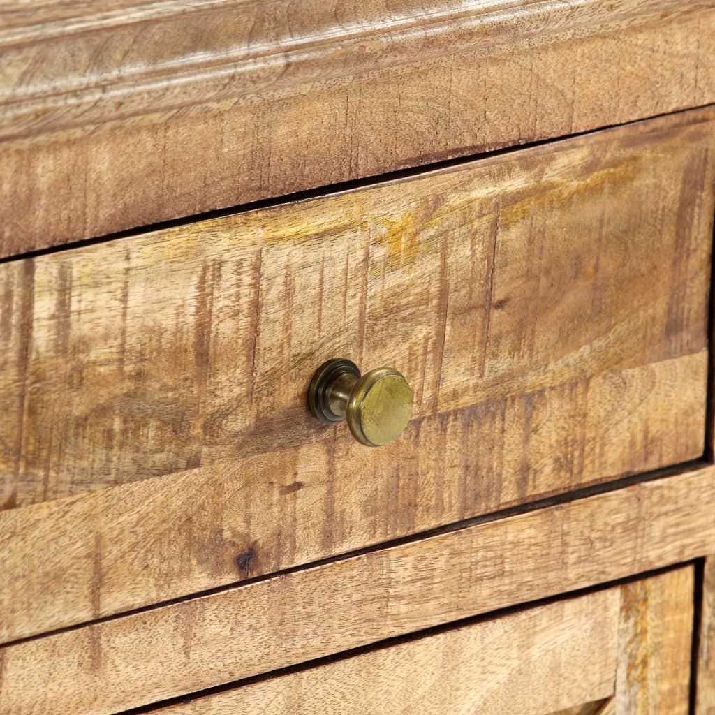 Credenza con 4 Cassetti 160x40x85 cm Legno Massello di Mango 248106