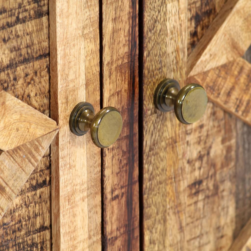 Credenza con 4 Cassetti 160x40x85 cm Legno Massello di Mango 248106