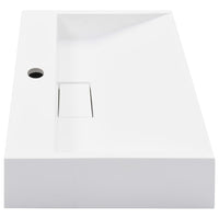 Lavandino 50x38x13 cm Blocco in Marmo/Minerale Bianco 144063