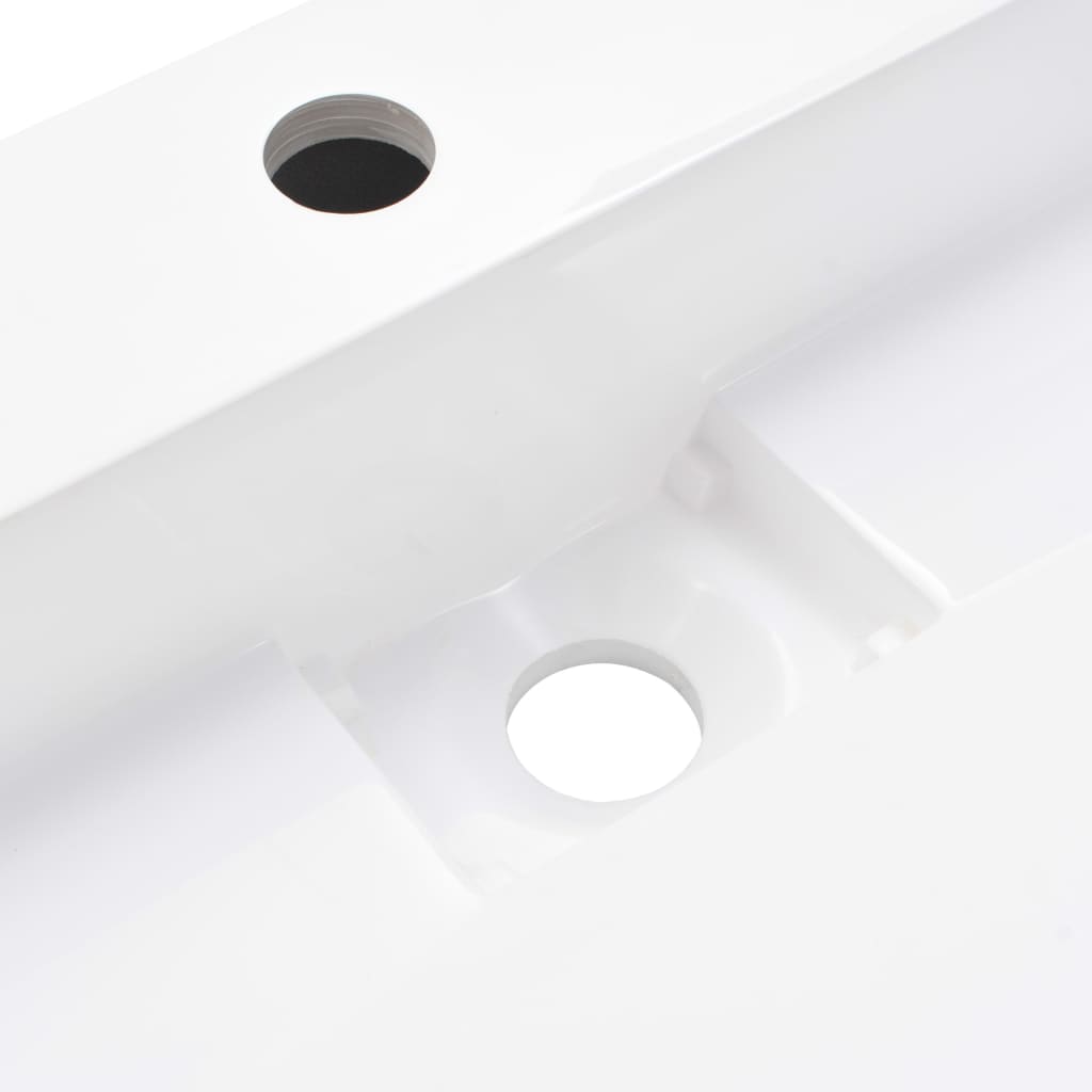 Lavandino-Lavabo-Lavello 120x46x11 cm Blocco in Marmo/Minerale Bianco