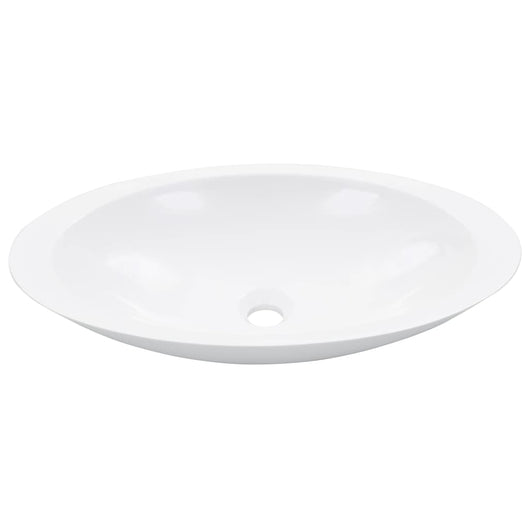 Lavandino 59,3x35,1x10,7 cm Blocco in Marmo/Minerale Bianco 144069