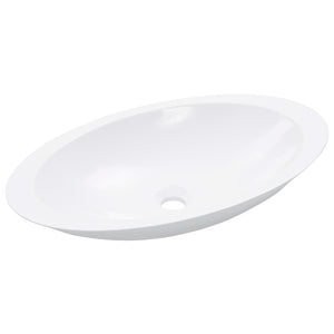 Lavandino-Lavabo-Lavello 59,3x35,1x10,7 cm Blocco in Marmo/Minerale Bianco