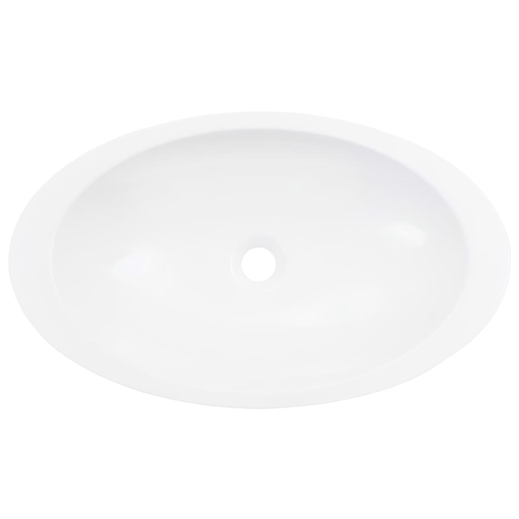 Lavandino-Lavabo-Lavello 59,3x35,1x10,7 cm Blocco in Marmo/Minerale Bianco
