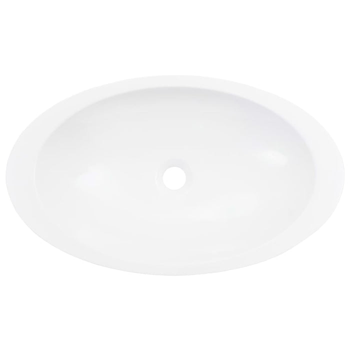 Lavandino-Lavabo-Lavello 59,3x35,1x10,7 cm Blocco in Marmo/Minerale Bianco