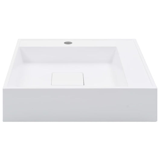 Lavabo lavabo da appoggio lavabo lavabo da montare bagno interno cabina doccia wc casa 50 x 50 cm colata minerale bianco 02_0002640