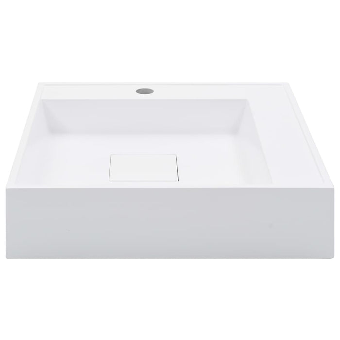 Lavabo lavabo da appoggio lavabo lavabo da montare bagno interno cabina doccia wc casa 50 x 50 cm colata minerale bianco 02_0002640