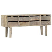 Credenza-Buffet-Armadio da cucina 140x30x60 cm in Legno Massello di Mango
