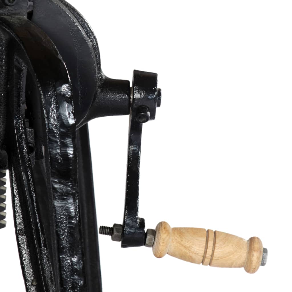 Tavolino 60x(46-63) cm in Legno Massello di Mango e Ghisa 247915