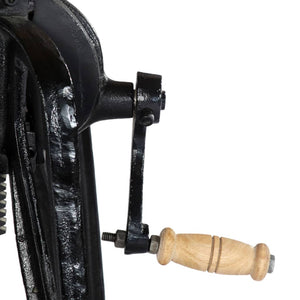 Tavolino 60x(46-63) cm in Legno Massello di Mango e Ghisa 247915