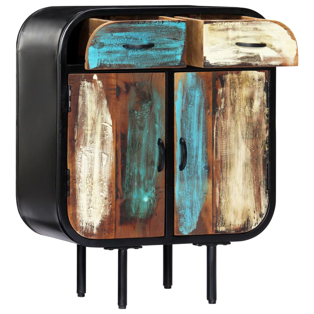 Credenza 60x30x75 cm in Legno Massello di Recupero cod mxl 24979