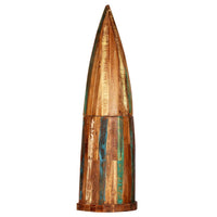 Portavino 50x40x180 cm in Legno Massello di Recupero 247879