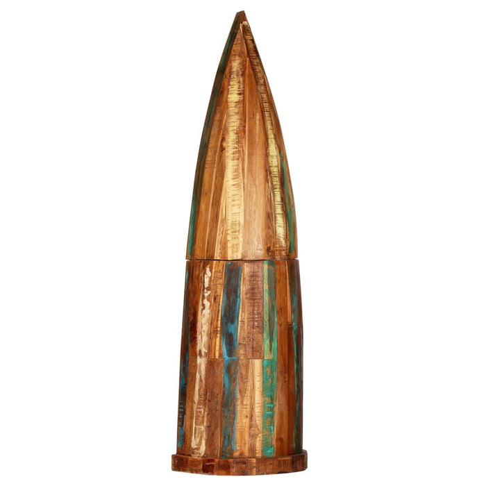 vidaXL Portavino 50x40x180 cm in Legno Massello di Recupero