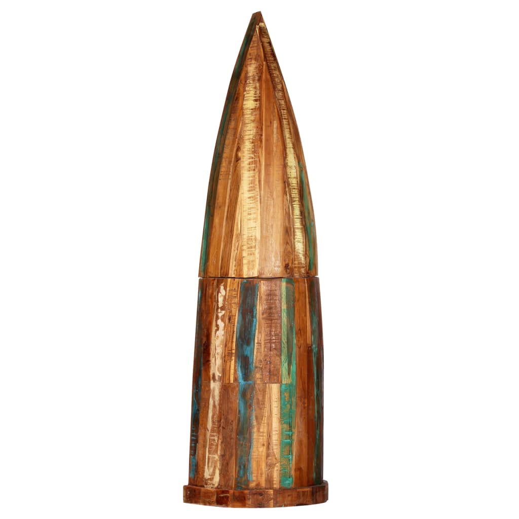 vidaXL Portavino 50x40x180 cm in Legno Massello di Recupero