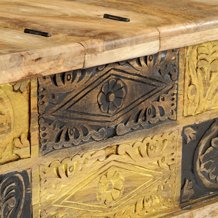 Tavolino da Salotto 100x50x35 cm in Legno Massello di Mango 247881