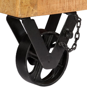 Scarpiera 86x35x55 cm in Legno Massello di Mango