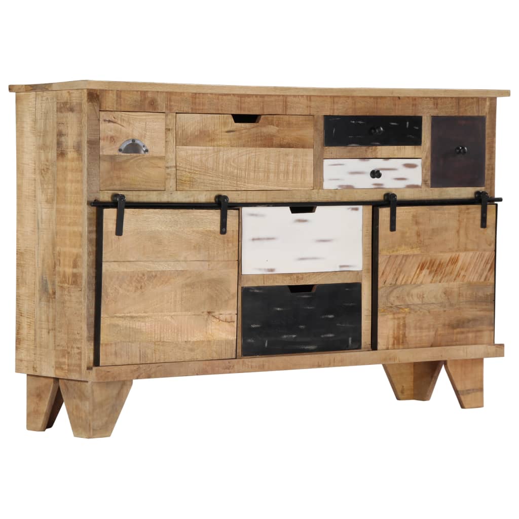 Credenza 140x38x90 cm in Legno Massello di Mango 249874