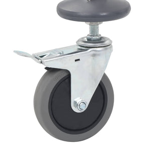 Carrello da Cucina-Scaffale per Cucina per 16 Vassoi 38x55x163 cm in Acciaio Inox