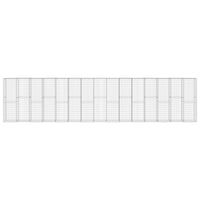 Gabbione con Copertura in Acciaio Zincato 900x50x200 cm