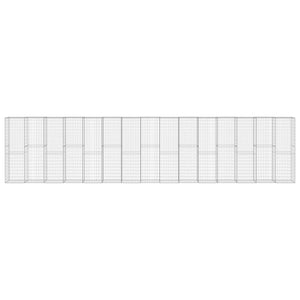 Gabbione con Copertura in Acciaio Zincato 900x50x200 cm