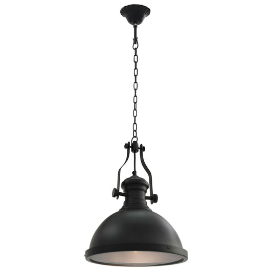 Lampada da Soffitto Nera Rotonda E27cod mxl 80541