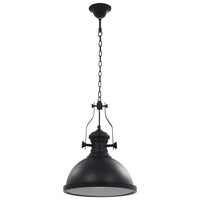 Lampada da Soffitto Nera Rotonda E27cod mxl 80541